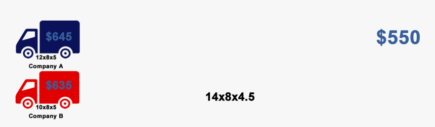 Bay Hauling Box Truck Pricing - Tan, HD Png Download