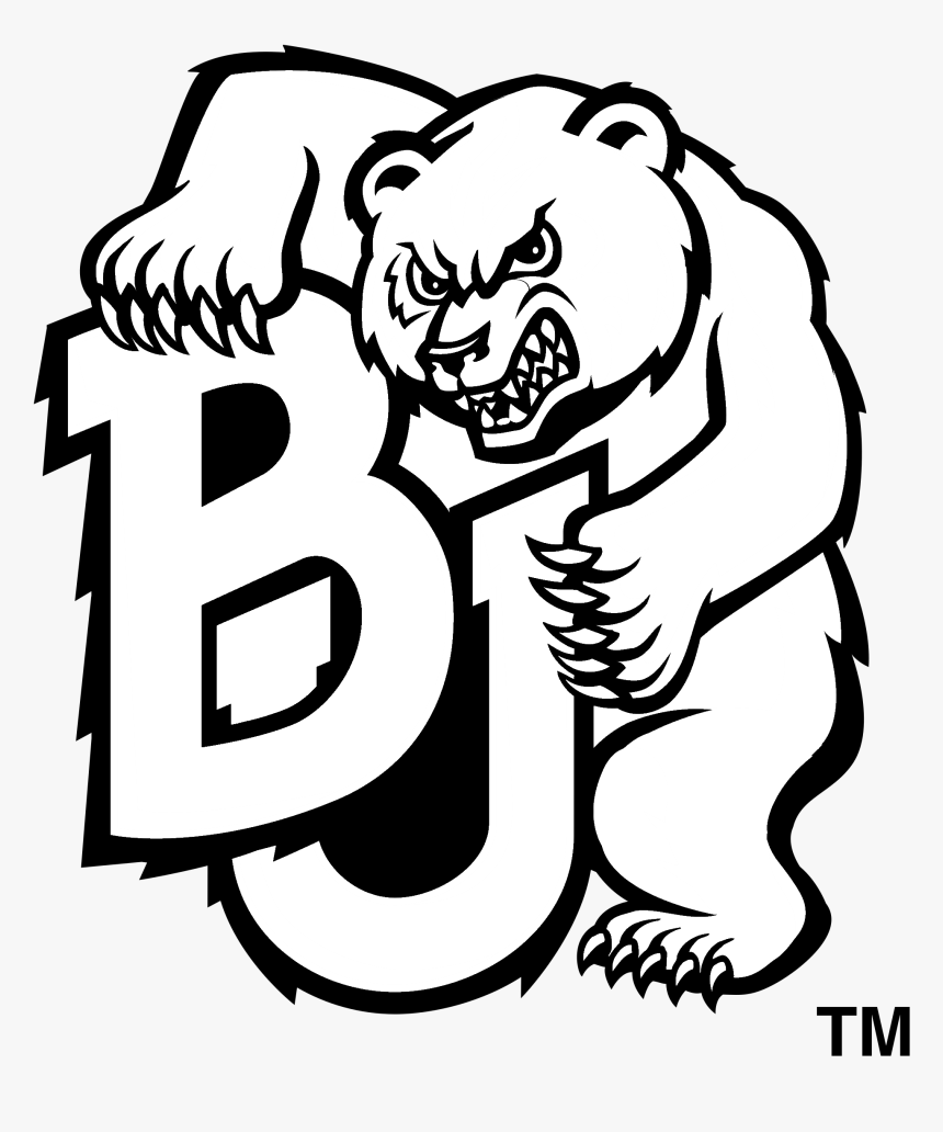 Baylor Bears Logo Black And White - Baylor Bears And Lady Bears, HD Png Download