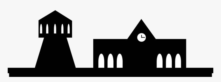 Silhouette Train Station, HD Png Download