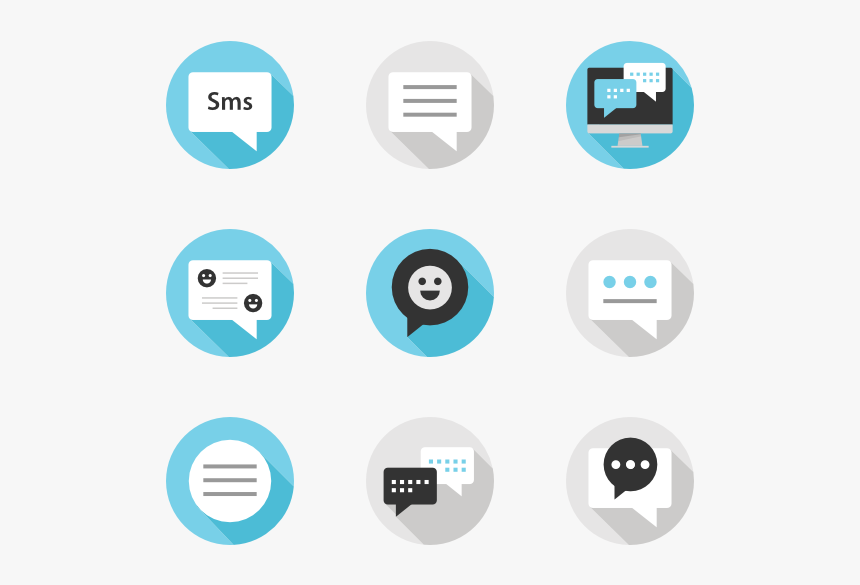 Text Messaging - Text Flat Icon, HD Png Download