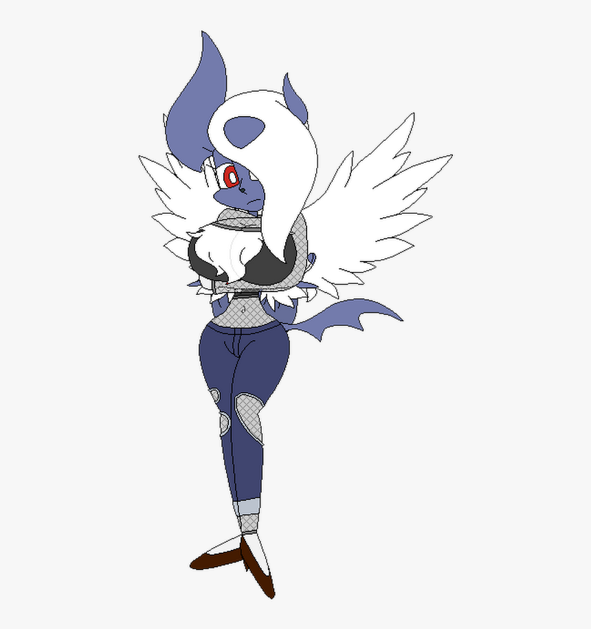Absol Drawing Mega Evolution - Shiny Absol Mega Evolution, HD Png Download
