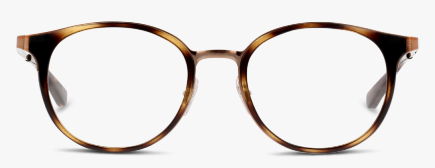 Front Ray Ban 0rx6372m Brown - Transparent Material, HD Png Download