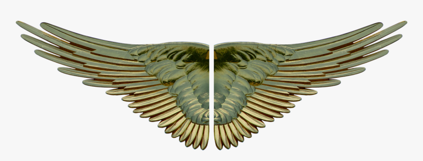 Wing Gilded Gold Free Picture - Goose, HD Png Download