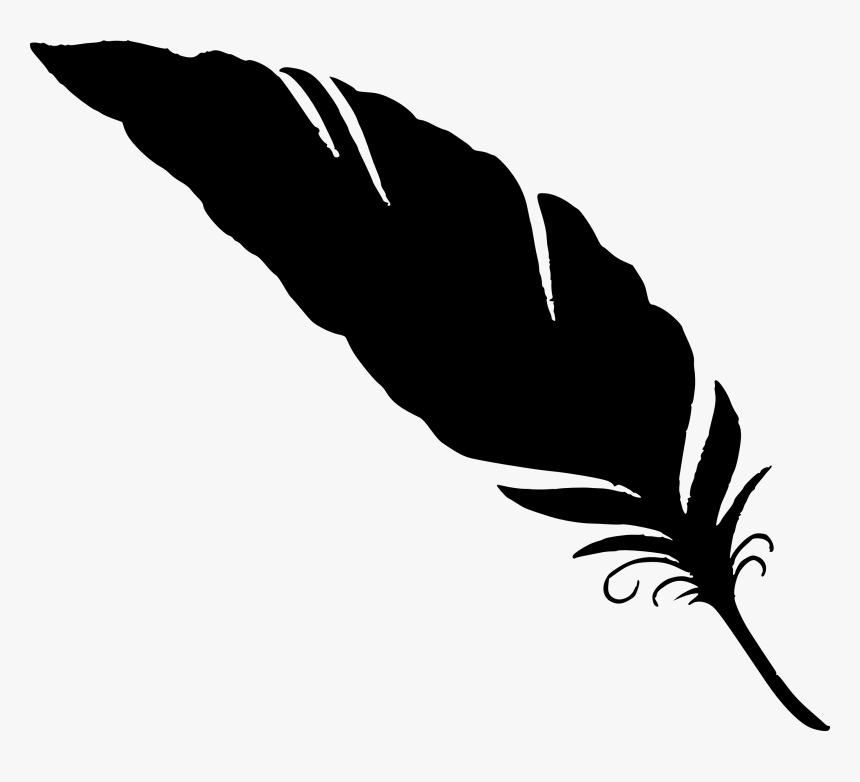 Feather Png Image With Transparent Background - Black Transparent Background Feather Png, Png Download