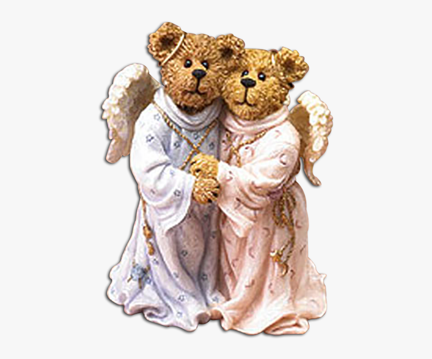 2nd Edition Boyds Bearstones Figurine Heavenly Friends - Bear Figurine Png, Transparent Png