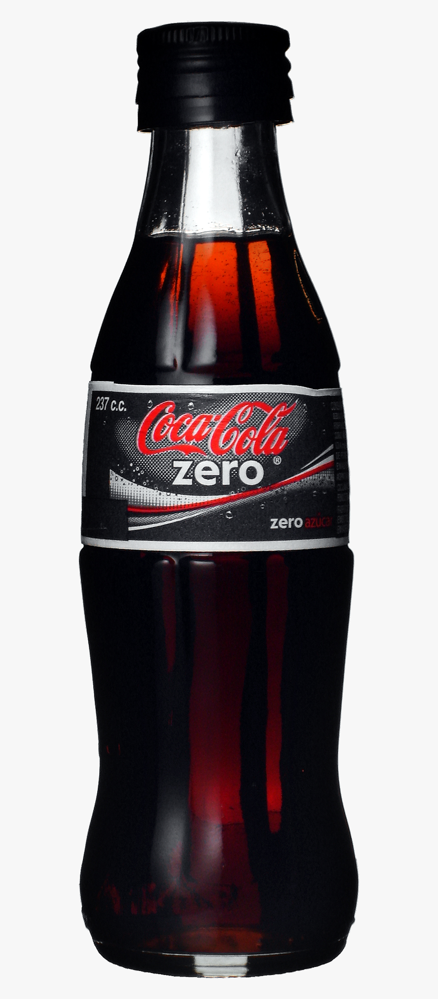 Coca Cola Zero Bottle Png, Transparent Png