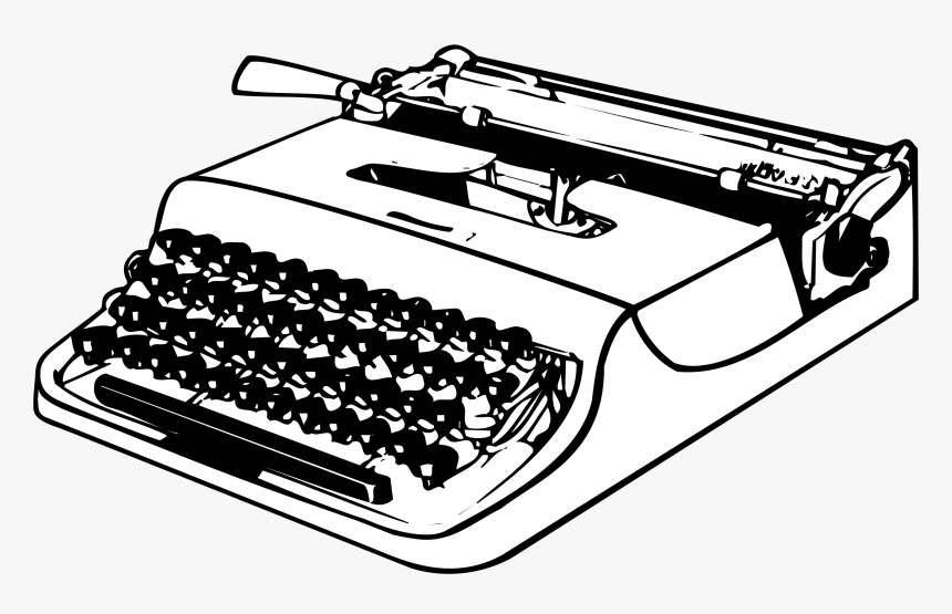 Typewriter Clipart Svg, HD Png Download