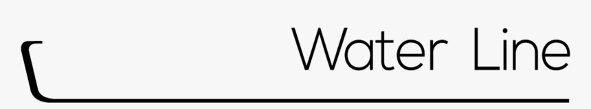 Water Line - Line Art, HD Png Download