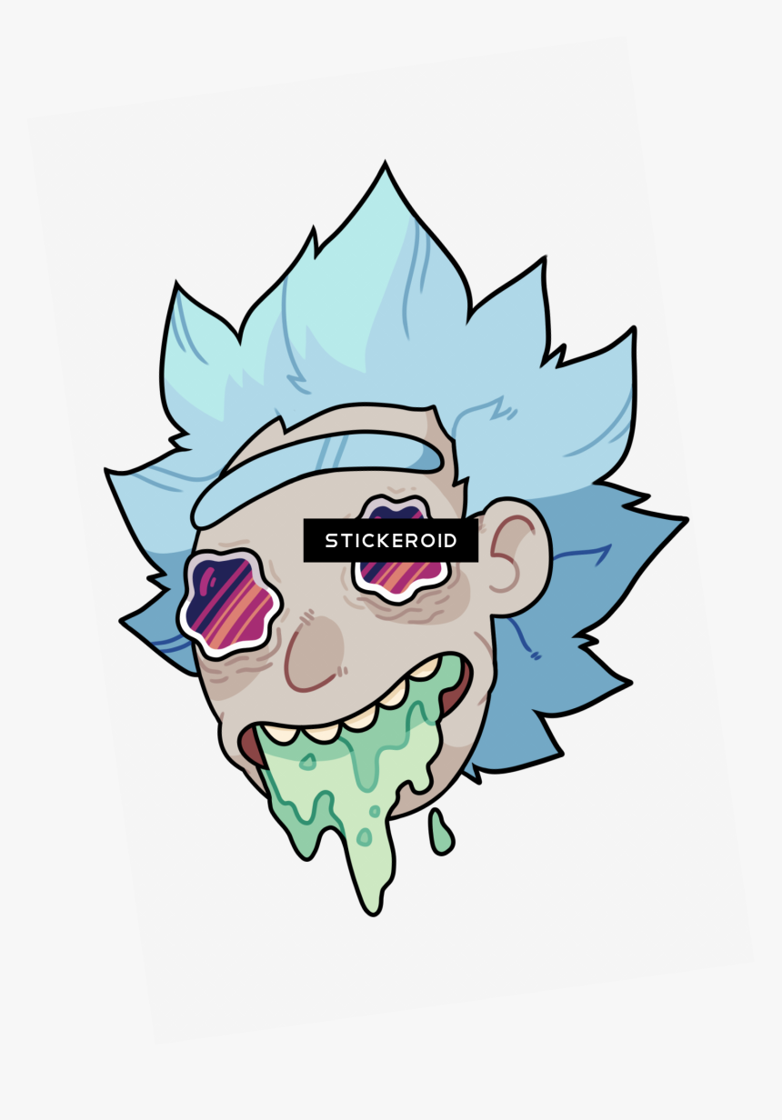 Transparent Cartoon Tongue Png - Cool Rick And Morty Drawings, Png Download