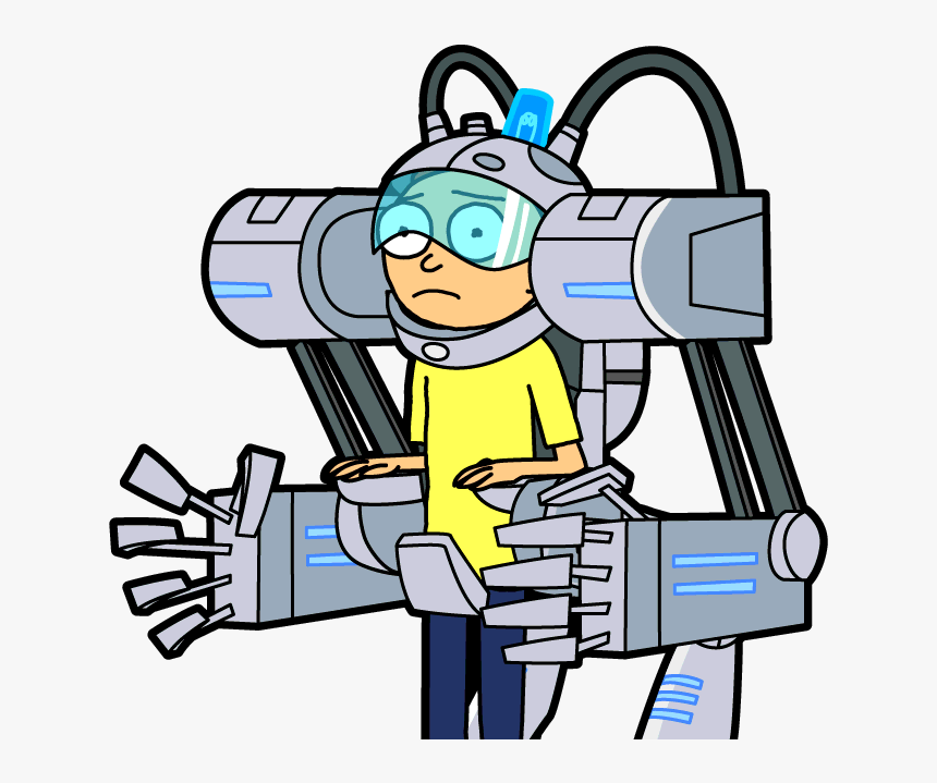Transparent Morty Png - Exoskeleton Cartoon, Png Download