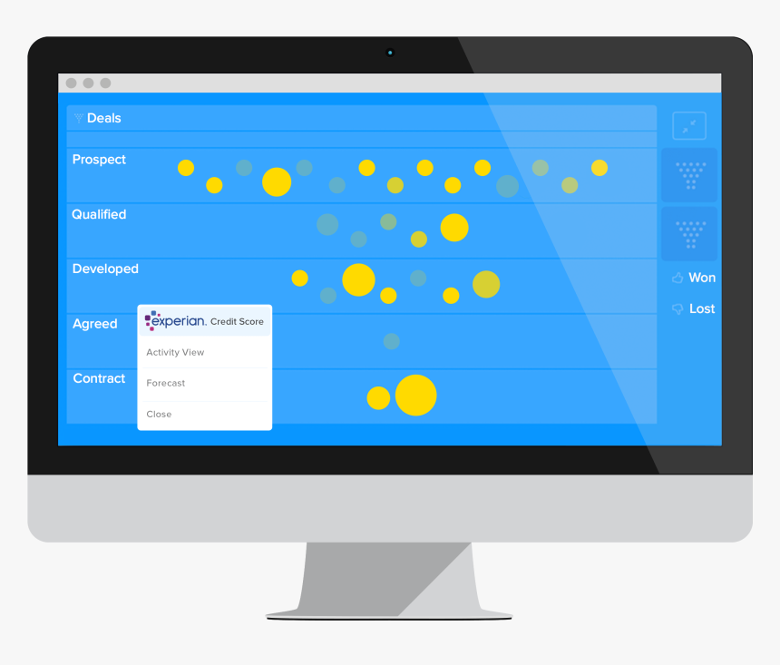 Experian Credit Score - Computer Monitor, HD Png Download