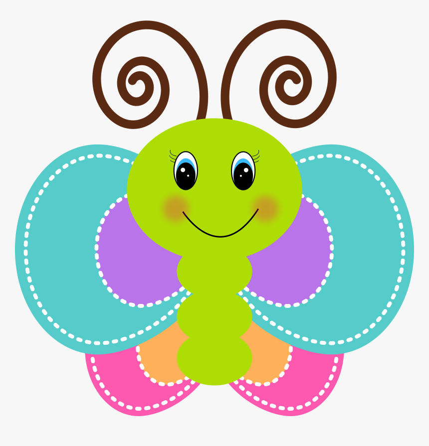 Transparent Mariposa Clipart - Cute Butterfly Clipart Png, Png Download
