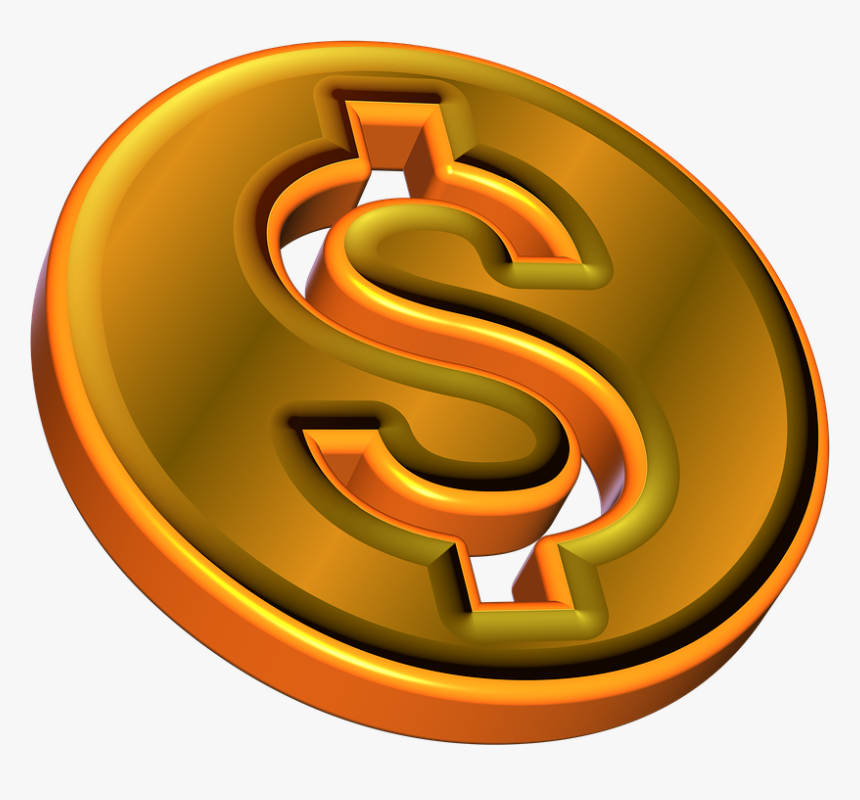 Moneda, Dinero, Símbolo Token, En Efectivo, Dólar - Token Coin, HD Png Download