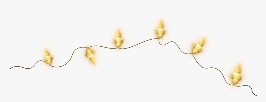 Luces De Navidad Png - Gold Christmas Light Png, Transparent Png