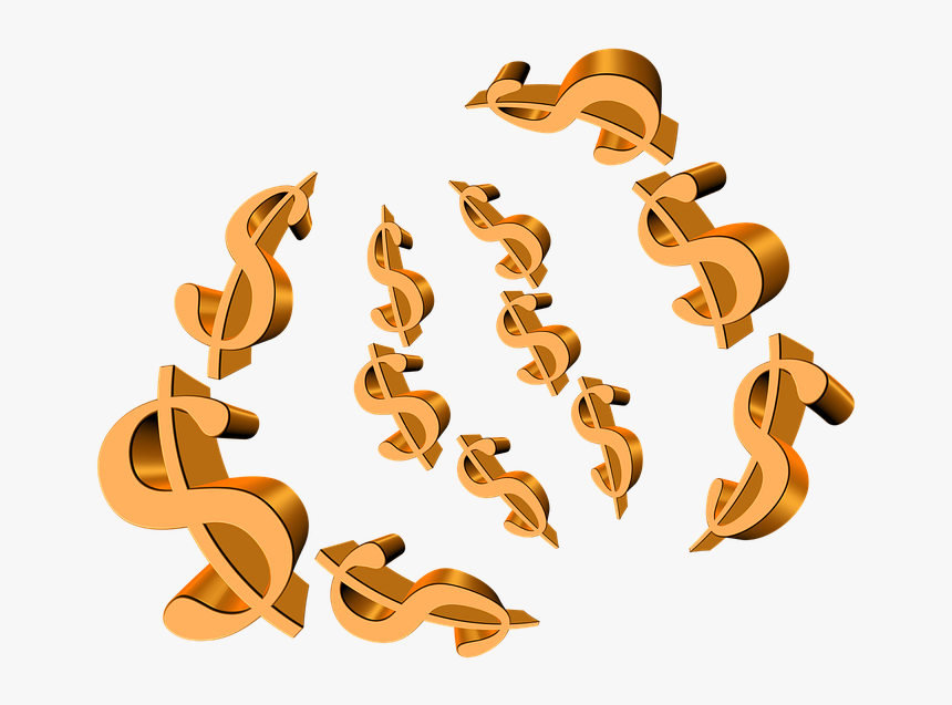 Dollar, Símbolo, Personajes, Dinero, Moneda, Ee Uu - Calligraphy, HD Png Download