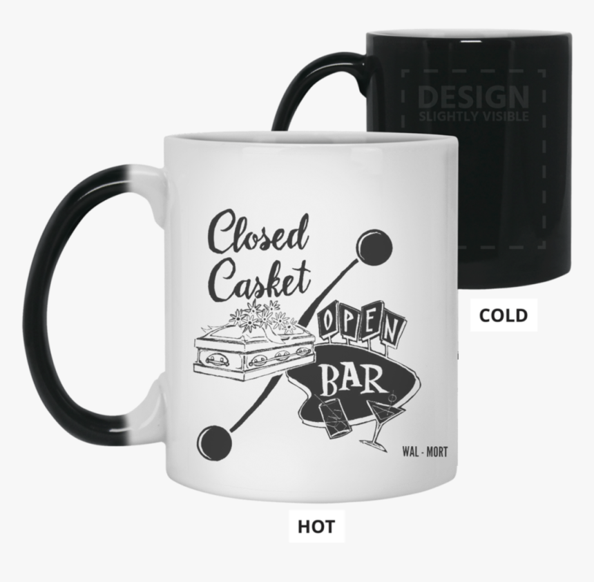 Closed Casket Open Bar Color Changing Mug - Happy Birthday Daddy With 44 Years, HD Png Download