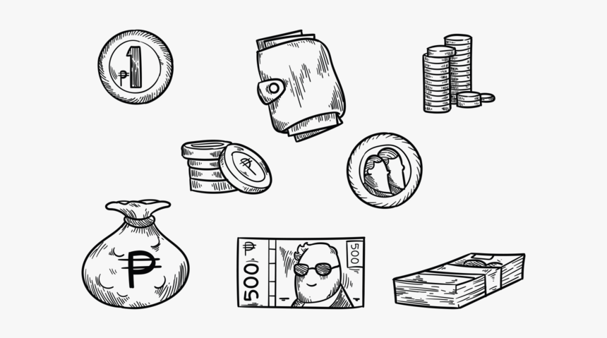 Peso Dinero Mexicano - Money Drawing Peso, HD Png Download