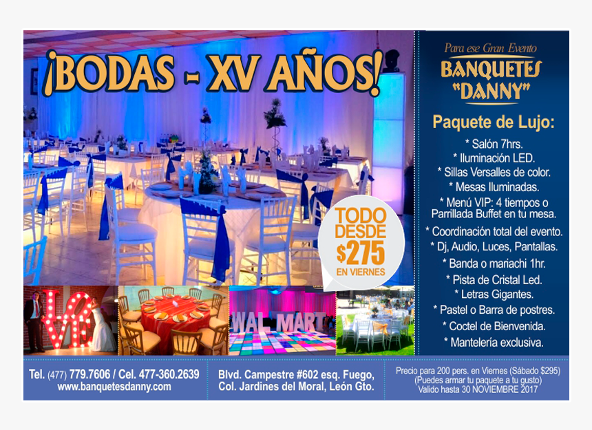 Banquetes En Leon Gto, HD Png Download