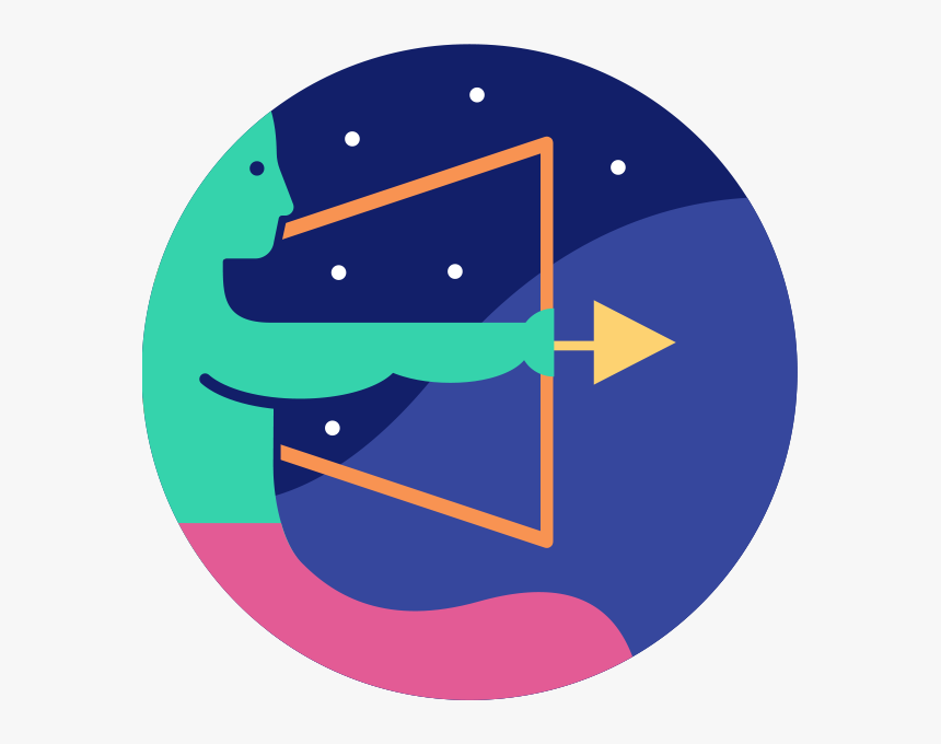 Sagitario Perfil Astrológico - Sagittarius Horoscope Sign, HD Png Download