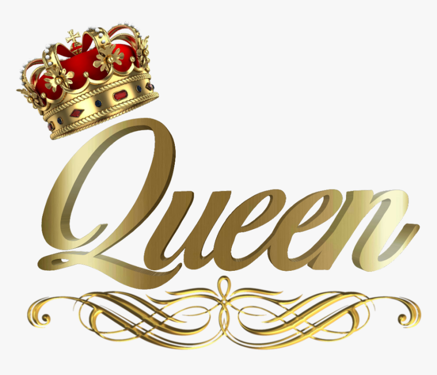 #queen #rainha #crown #coroa #majestade #royalty #realeza - Calligraphy, HD Png Download