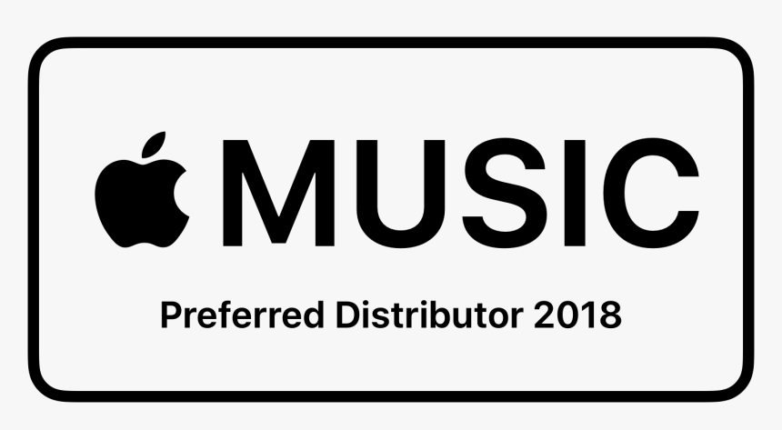 Apple Music Logo Black, HD Png Download