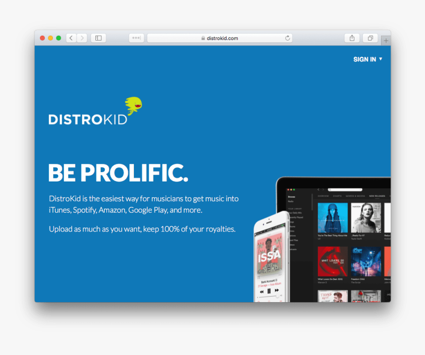 Get Your Music On Spotify - Distrokid, HD Png Download