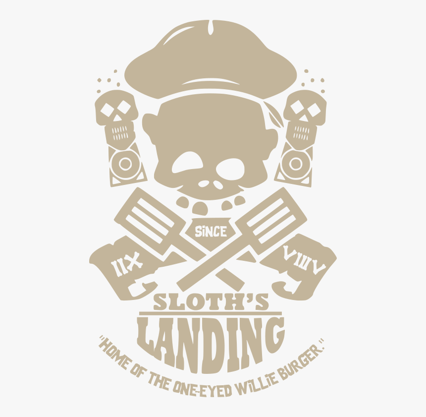 Goonies Sloths Landing - Poster, HD Png Download
