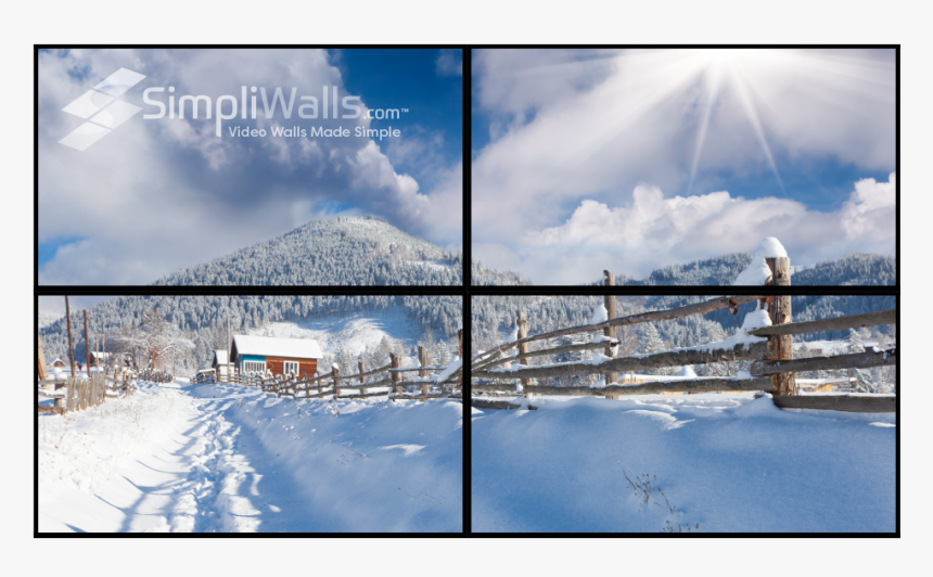 2 * 2 Videowall, HD Png Download