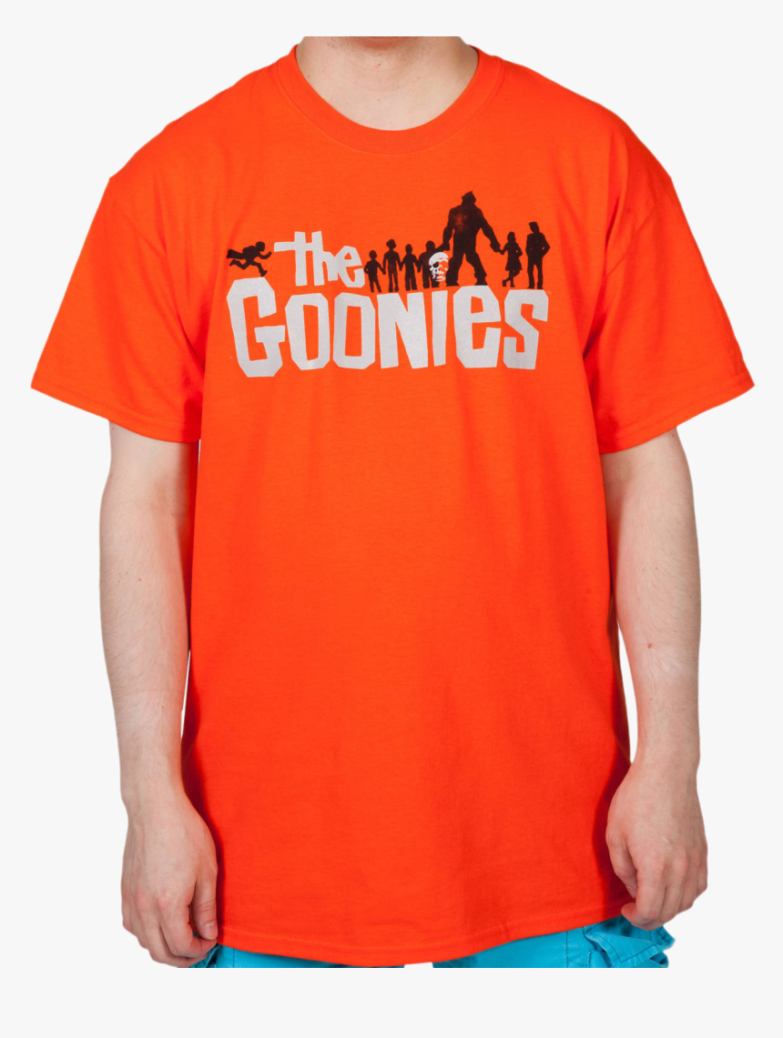 Orange Goonies T Shirt - Goonies - Movie Logo, HD Png Download