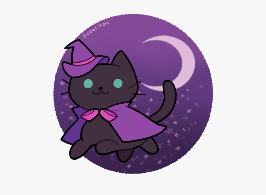 Halloween, Witch, And Neko Atsume Image - Hermeowne Fanart, HD Png Download