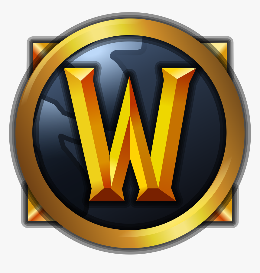 World Of Warcraft Logo Png Transparent - World Of Warcraft Icon, Png Download