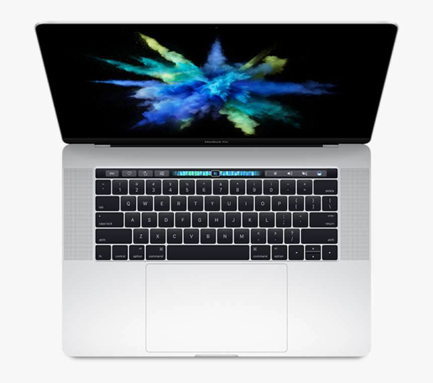 Macbook Pro 2016 Touch Bar Silver, HD Png Download