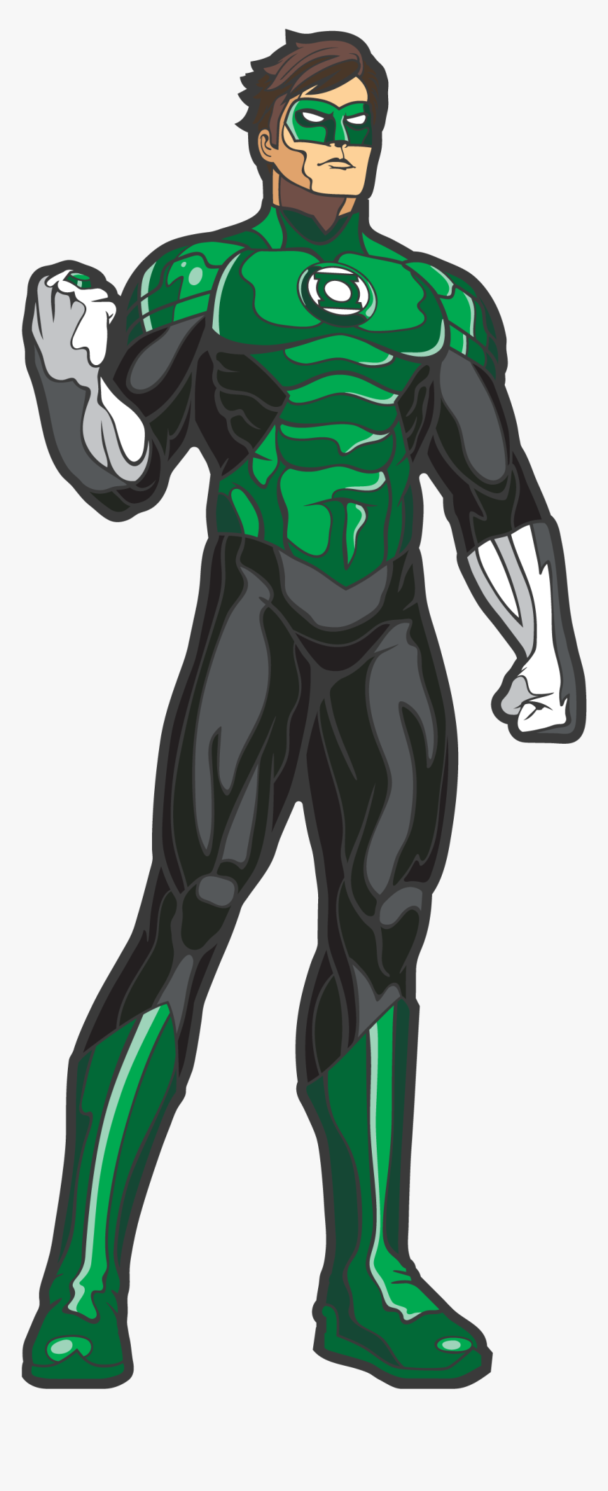 Green Lantern Cartoon Justice League, HD Png Download