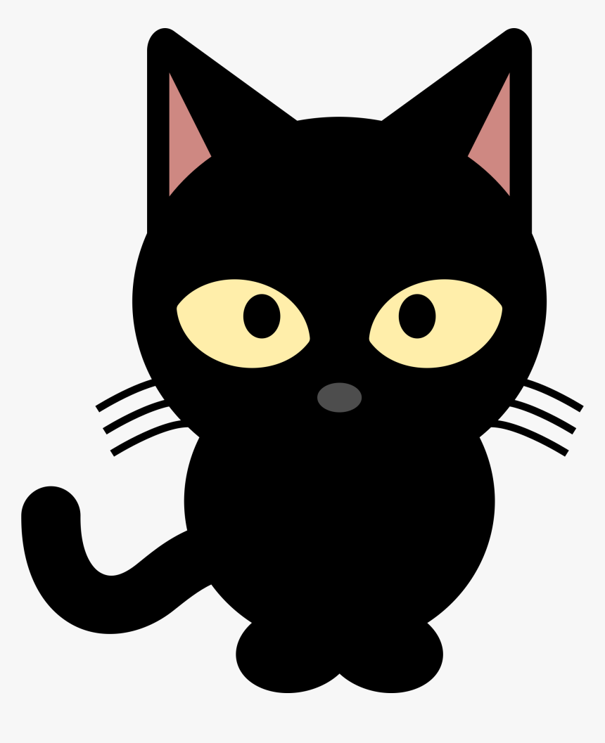 Transparent Authors Clipart - Black Cat Clipart Png, Png Download