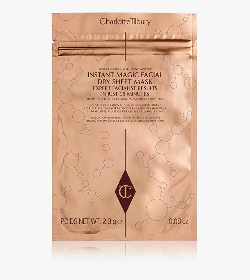 Instant Dry Sheet Mask In Packaging Packshot - Instant Magic Facial Dry Sheet Mask, HD Png Download