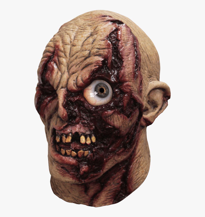 Frantic Eye Zombie Costume Mask - Zombie Maske, HD Png Download