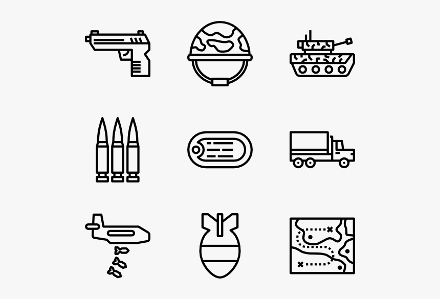 Army - Web Hosting Icons, HD Png Download