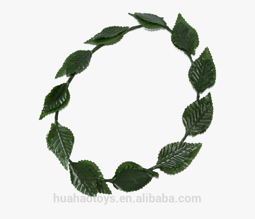 Carnival Party Accessory Gold And Green Leaf Roman - 1 Aminocyclopropane 1 Carboxylate Acc Deaminase, HD Png Download