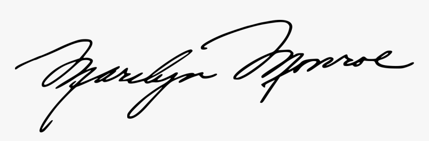 Marilyn Monroe Firma, HD Png Download