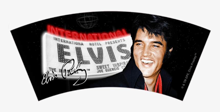 Elvis Vegas Marquee Shot Glass 
 Class - Illustration, HD Png Download