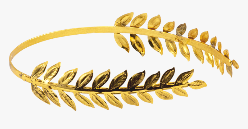 Brass Leaf Roman Hair Band - Roman Crown Png Transparent, Png Download