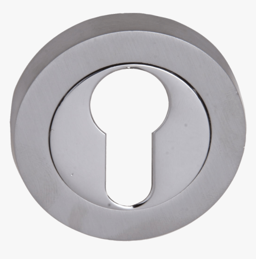 Polished Chrome Keyhole - Circle, HD Png Download