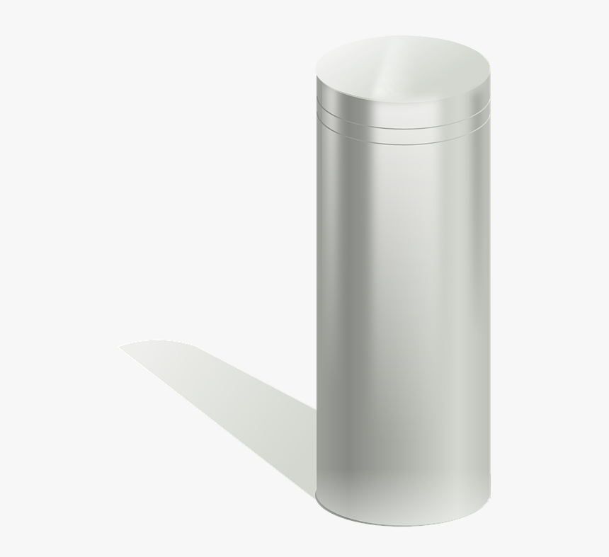 Cylinder, Metal, Tube - Metal Cylinder, HD Png Download