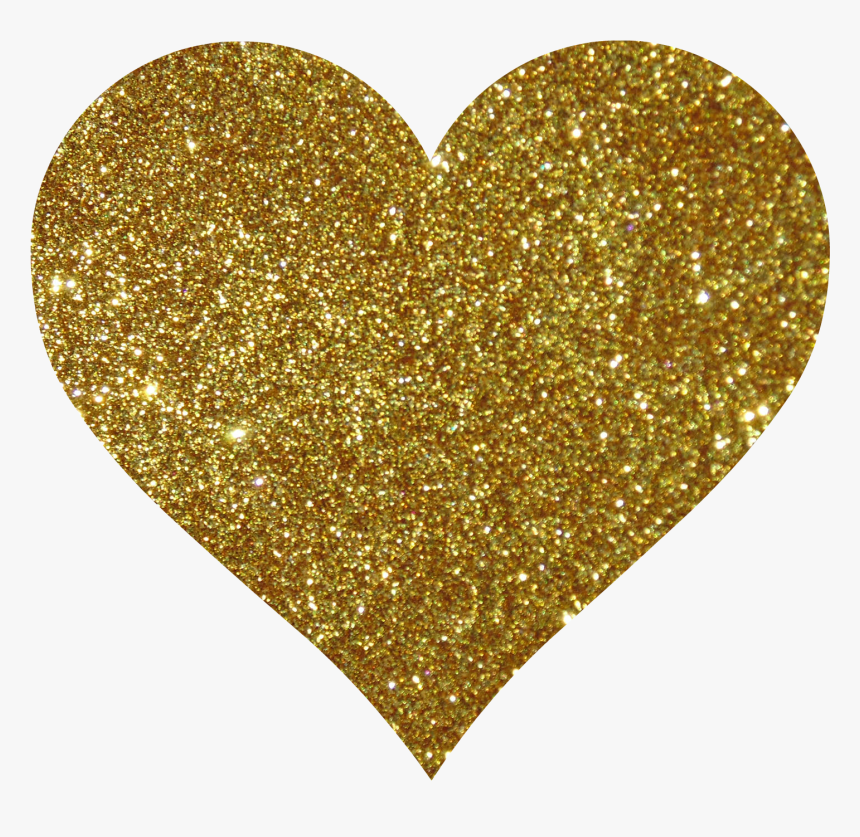 Transparent Heart Overlay Png - Glitter Heart Transparent Background, Png Download