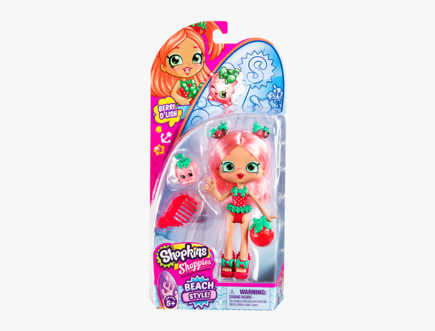 Spk Shoppies S8 W1 Sgl Pk Berri Dlish-package - Shopkins Berri D Lish, HD Png Download