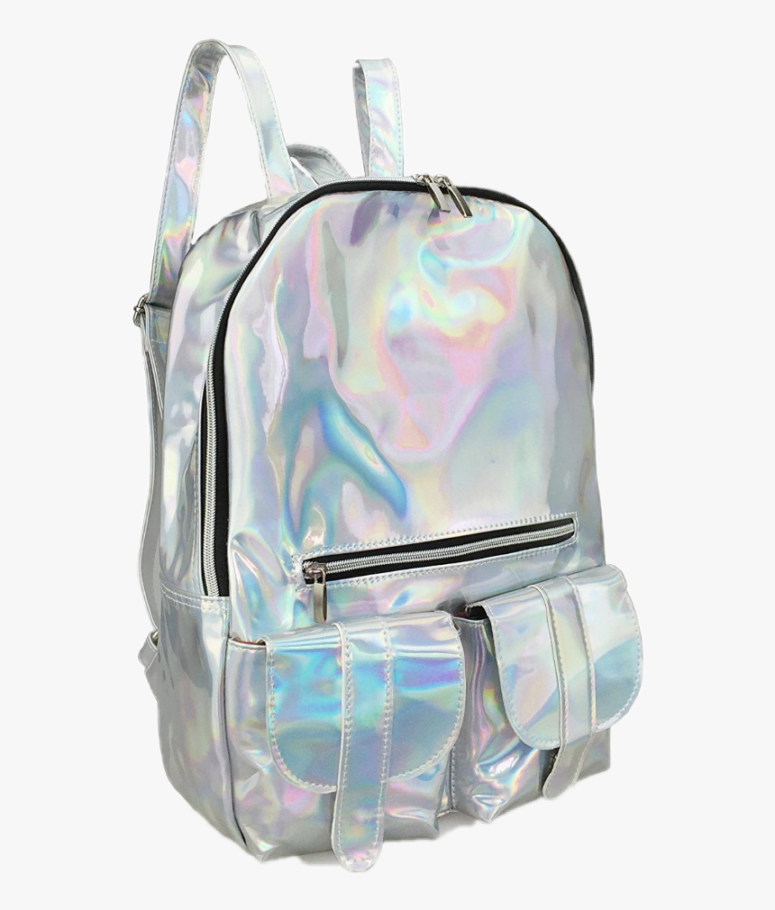 Holographic Tumblr Vaporwave Png Pngtumblr Pngs Holo - Hologram Backpack, Transparent Png
