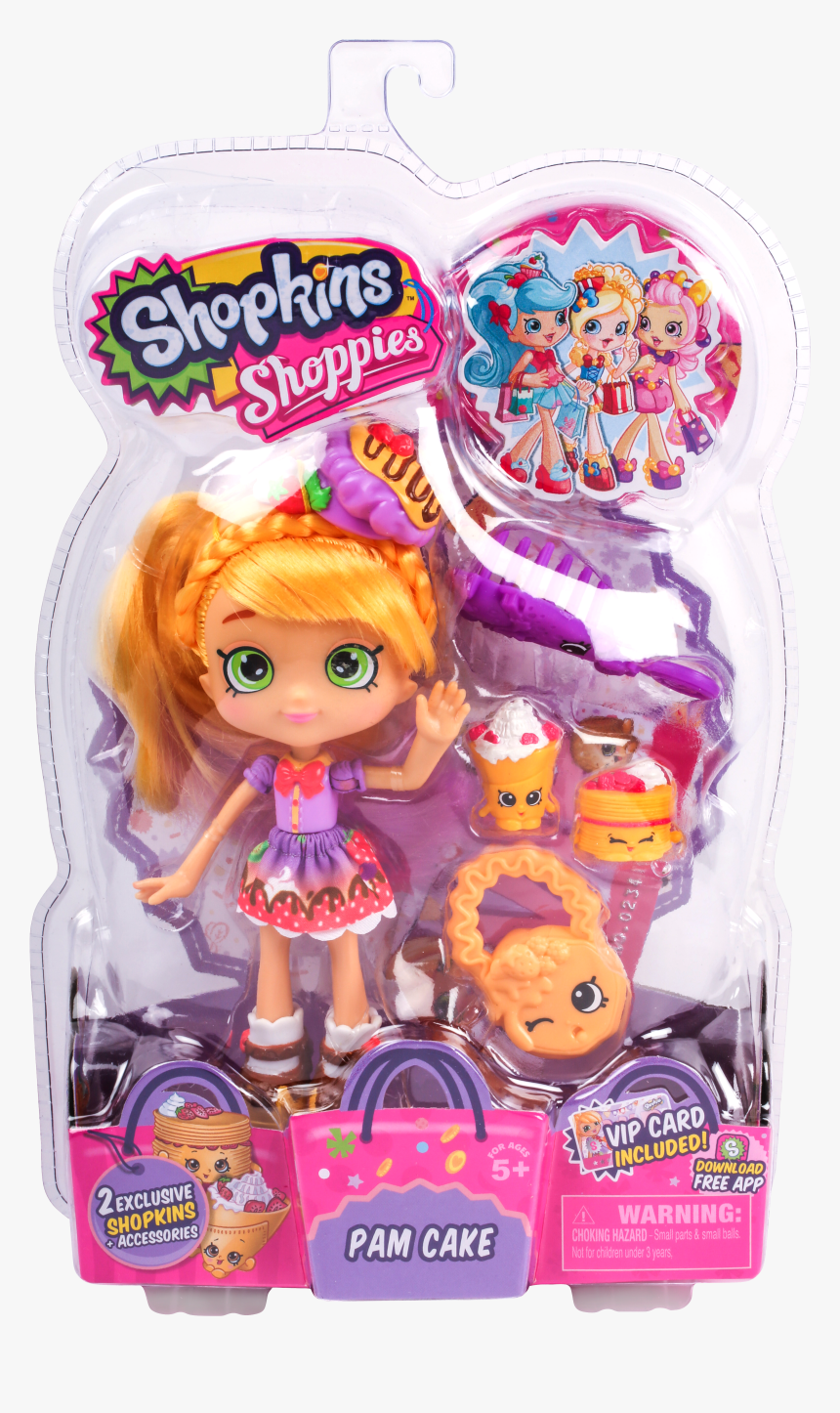 Shopkins Shoppies S2 W3 Dolls Pam Cake, HD Png Download