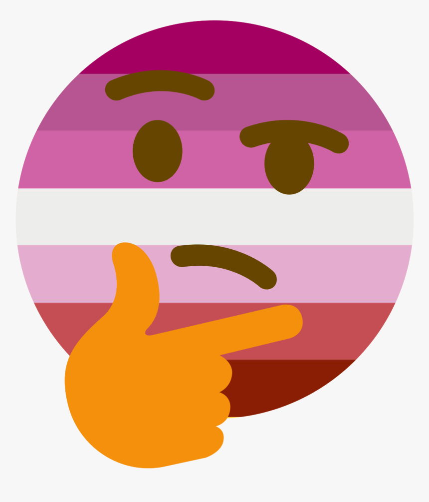 Image - Thinking Pride Emoji, HD Png Download