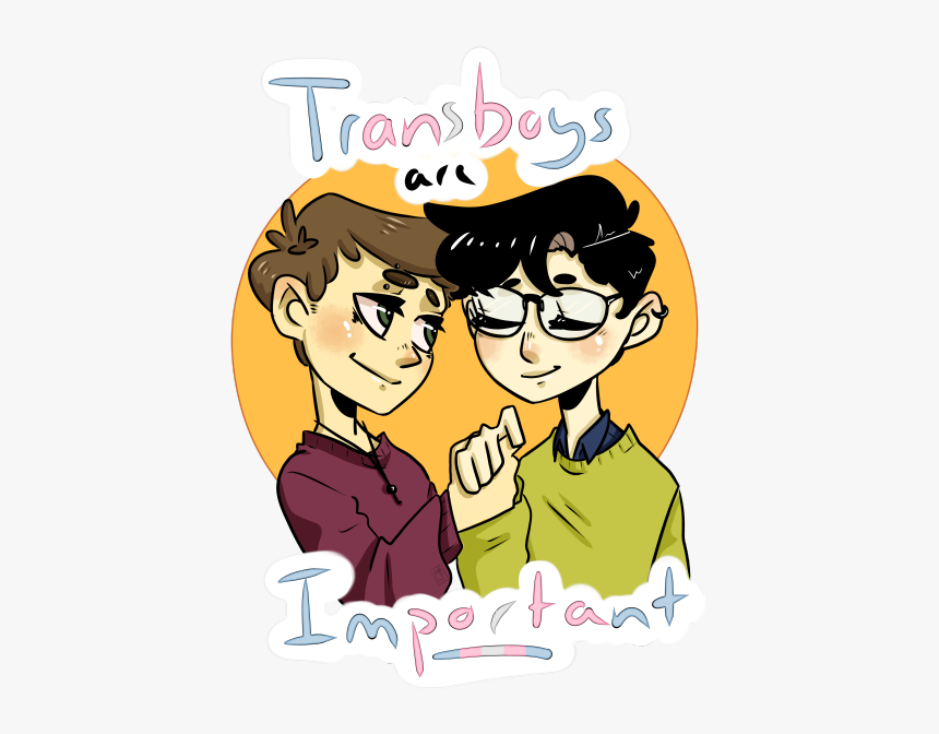Trans Boys Are Important - Cartoon, HD Png Download