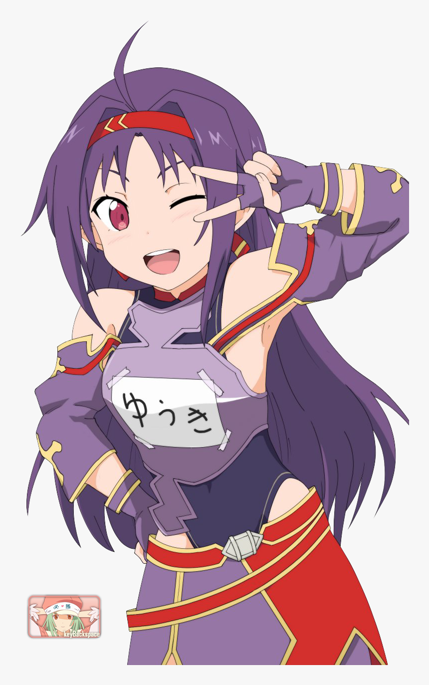Sword Art Online Yuuki Render, HD Png Download